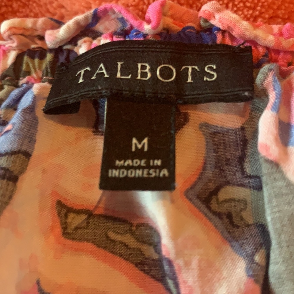 TALBOTS Floral Flowy Top - Picture 7 of 8